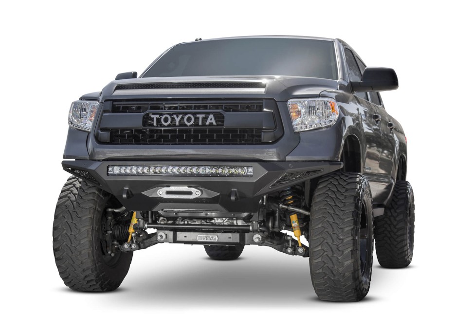 Передний бампер под лебёдку Toyota Tundra 14-21 Addictive Desert Designs F741422860103