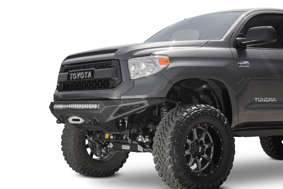Передний бампер под лебёдку Toyota Tundra 14-21 Addictive Desert Designs F741422860103