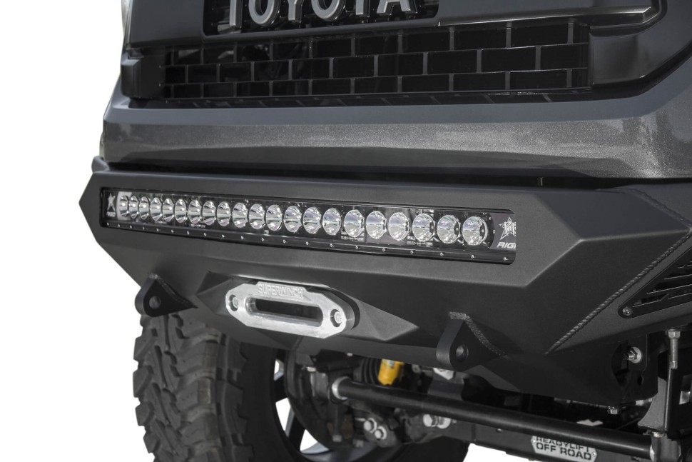 Передний бампер под лебёдку Toyota Tundra 14-21 Addictive Desert Designs F741422860103