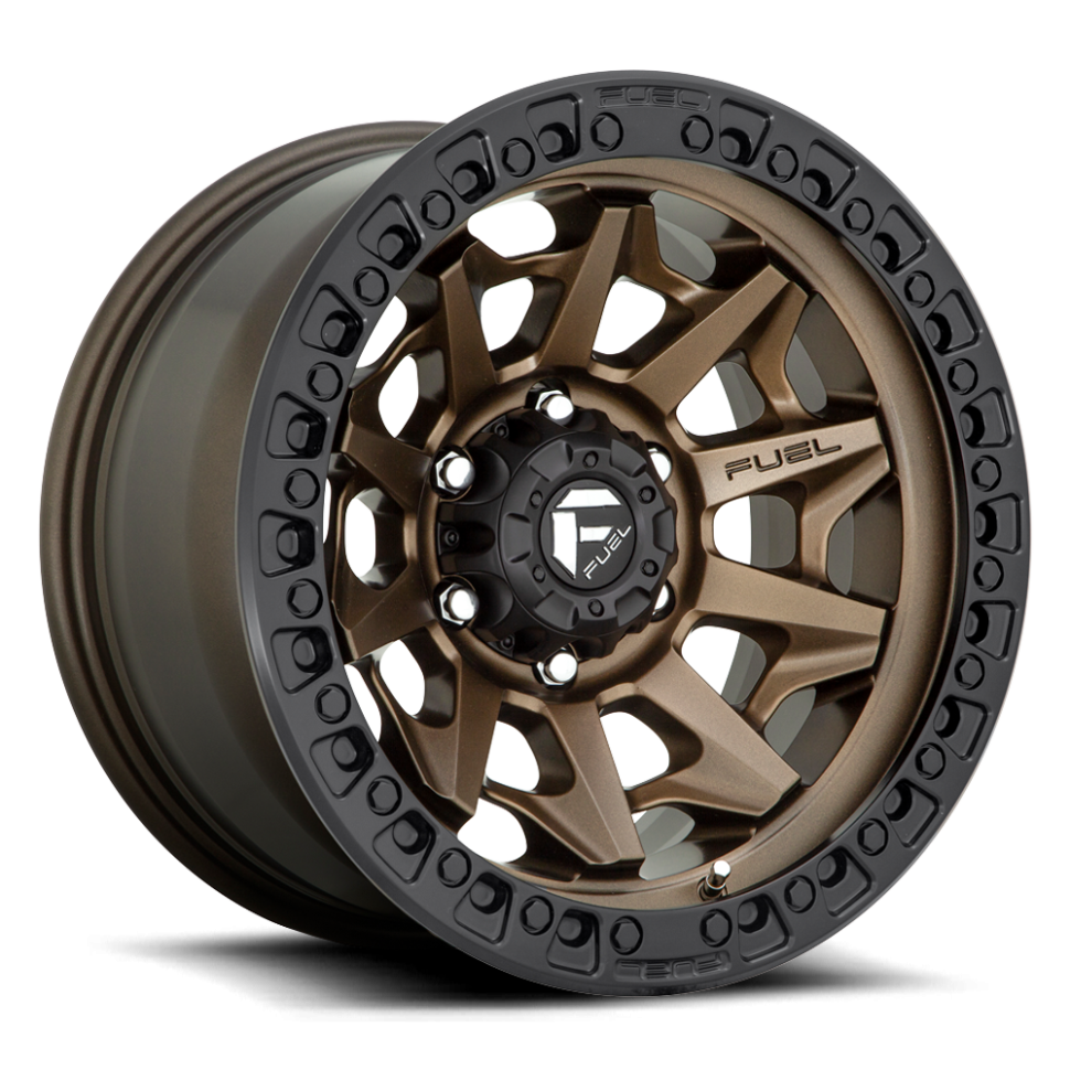 Fuel Off Road D69617901850 Covert Wheel Matte Bronze Black Bead Ring 17x9 +1