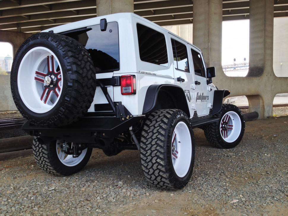 Fab Fours M1450-1 Hi-Lift Jack Mount Jeep Wrangler JK 07-18