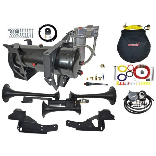 Пневматический сигнал с компрессорной системой Chevrolet Silverado/GMC Sierra 2500/3500 07-19 Kleinn GMHD-734