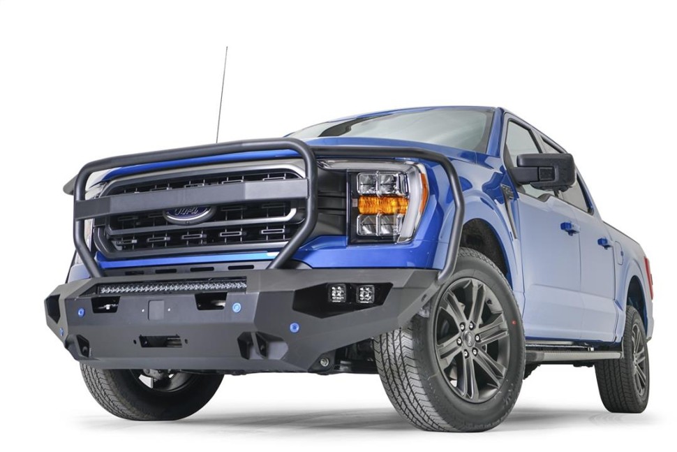 Передний бампер с защитной дугой Ford F-150 21-26 Matrix Fab Fours FF21-X4750-1