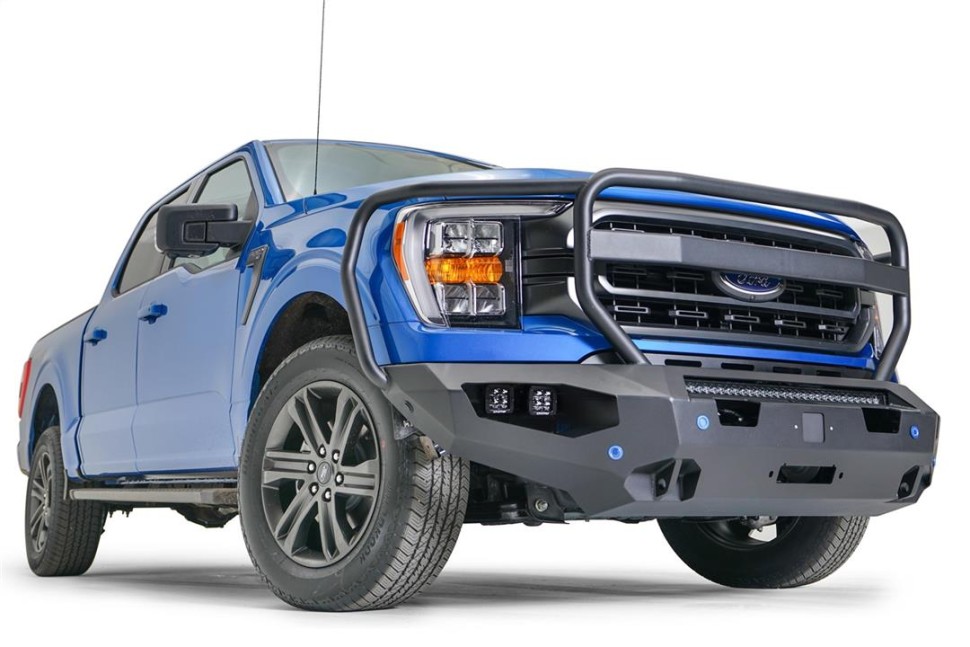 Передний бампер с защитной дугой Ford F-150 21-26 Matrix Fab Fours FF21-X4750-1