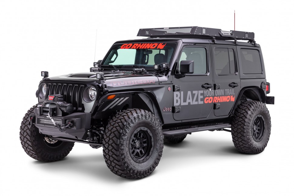 Подножки Jeep Wrangler JL 18-23 2 Door Dominator Xtreme DS Go Rhino DS4927T
