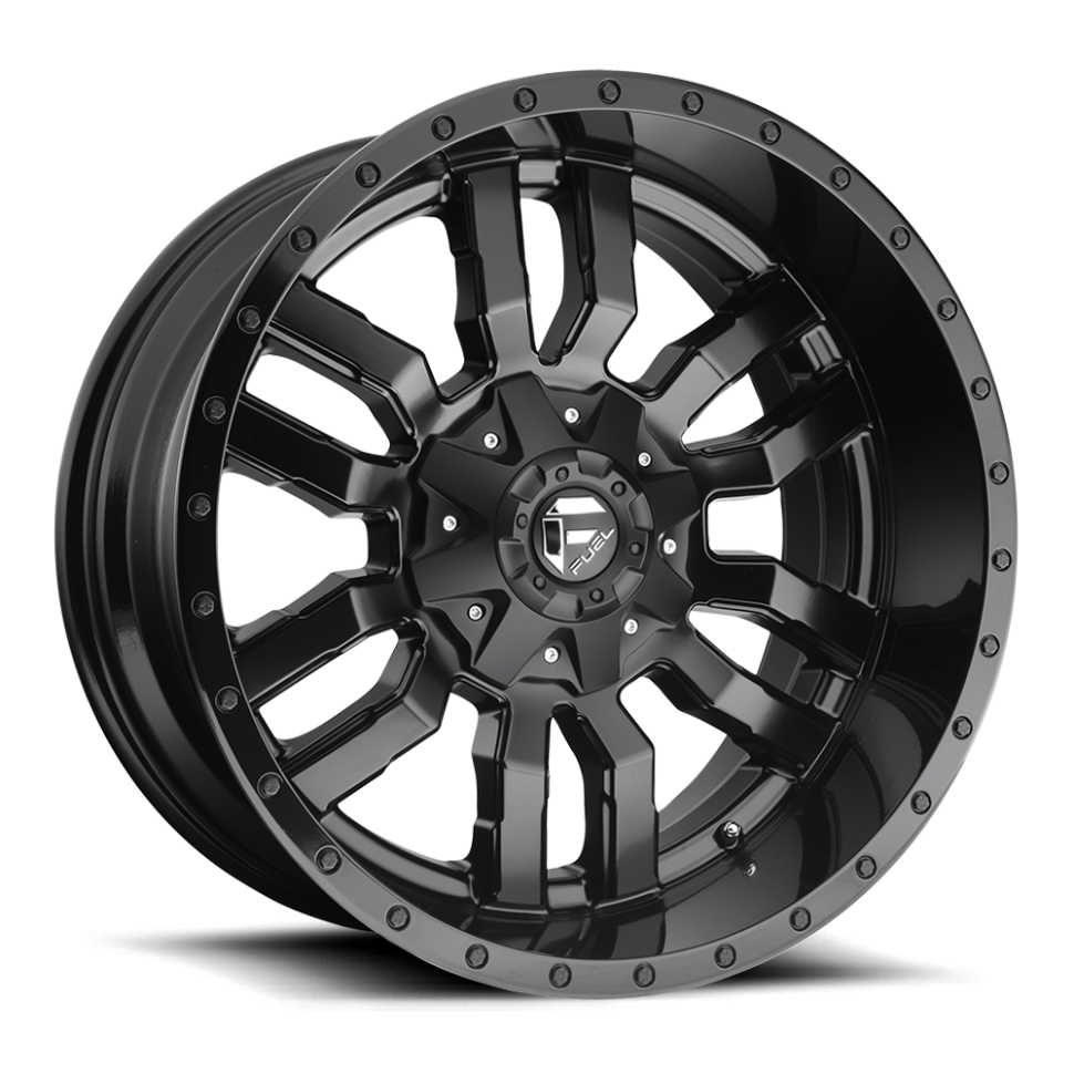Колесный диск Fuel Off Road Sledge Matte Black Gloss Black Lip 18x9 ET+20 D59618901857