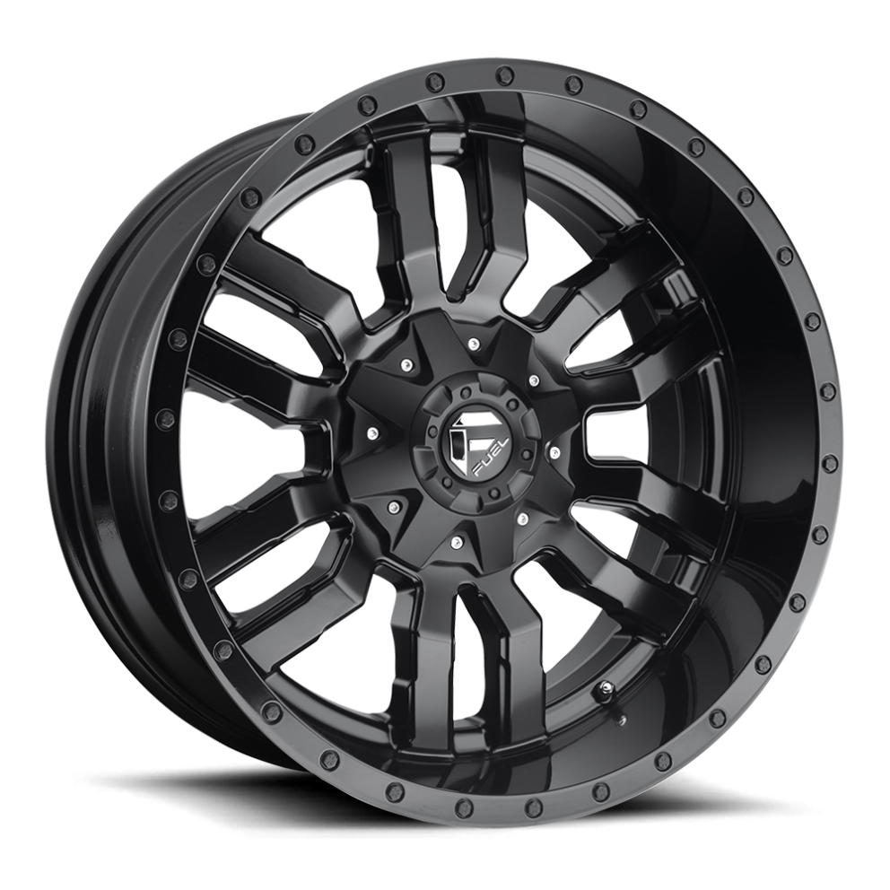 Колесный диск Fuel Off Road Sledge Matte Black Gloss Black Lip 18x9 ET+20 D59618901857