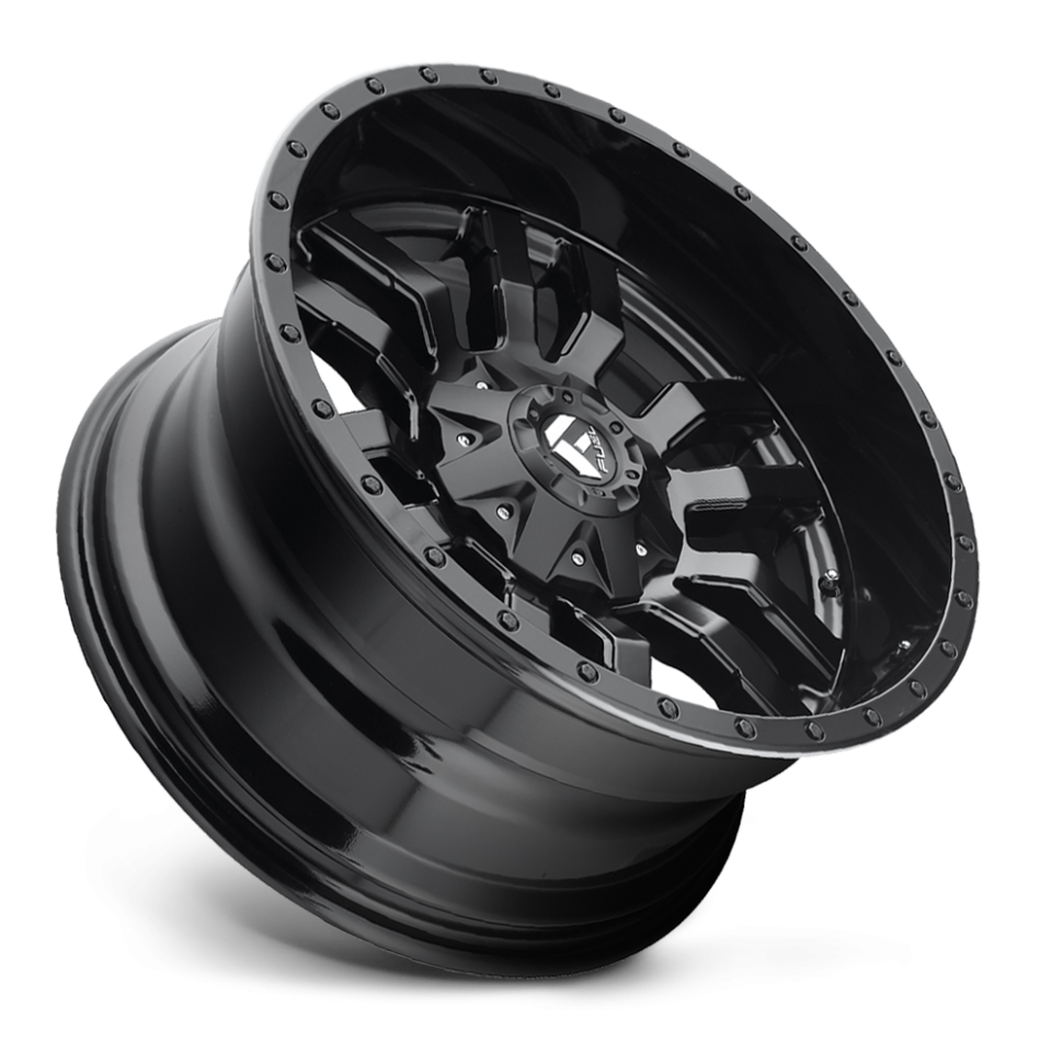 Колесный диск Fuel Off Road Sledge Matte Black Gloss Black Lip 18x9 ET+20 D59618901857