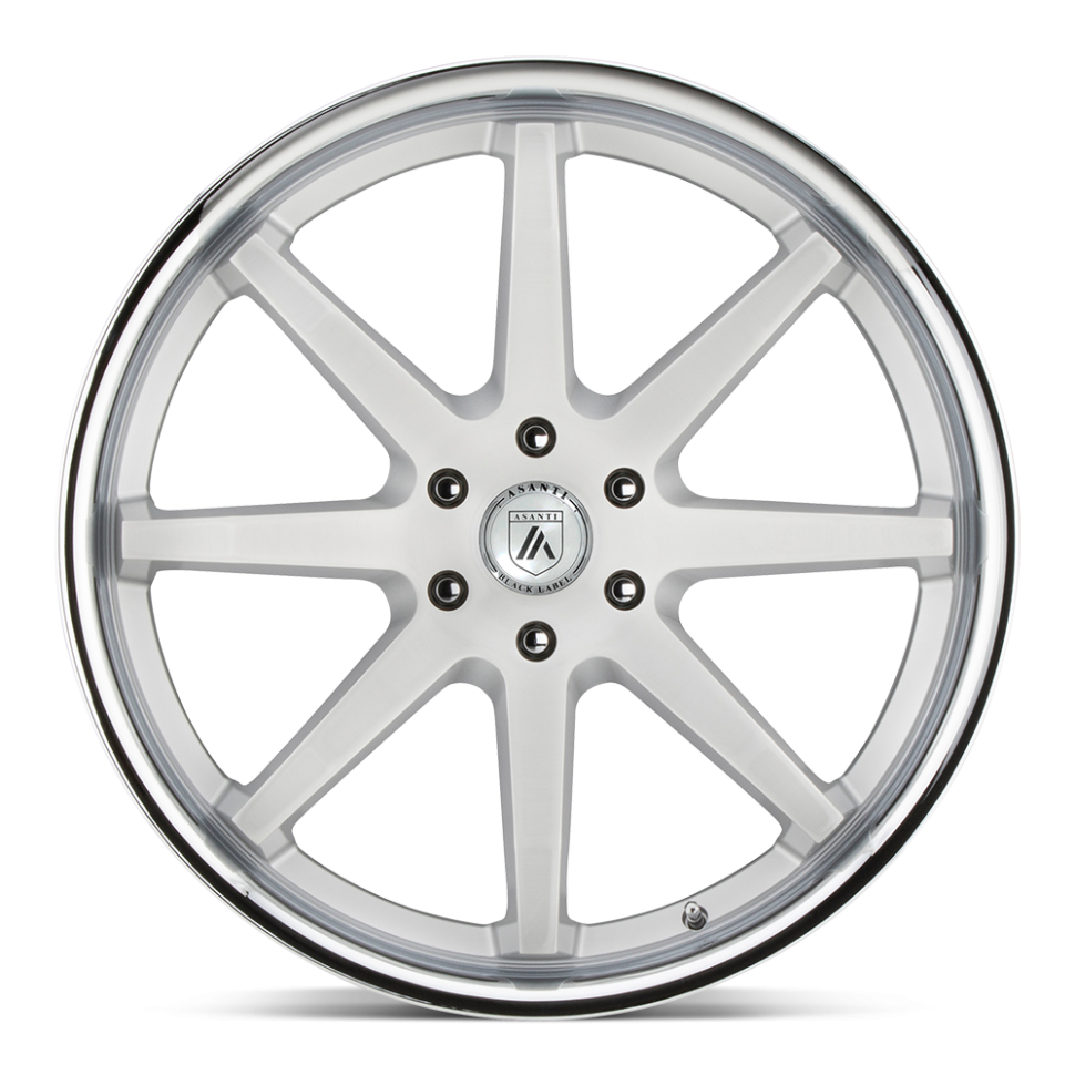 Колесный диск Asanti Wheels Kaiser Brushed Silver W/Chrome Lip 20x9 ET+30 ABL32-29063430