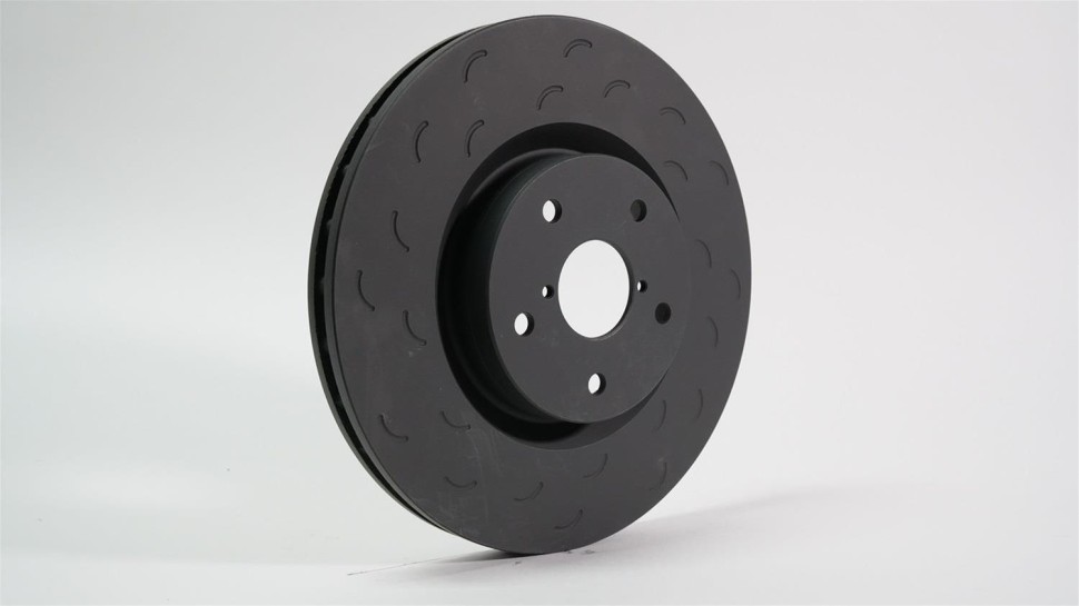 Задние тормозные диски с насечками Toyota Tundra/Land Cruiser 200/Sequoia 07-19 Hawk Performance Talon HTS5011