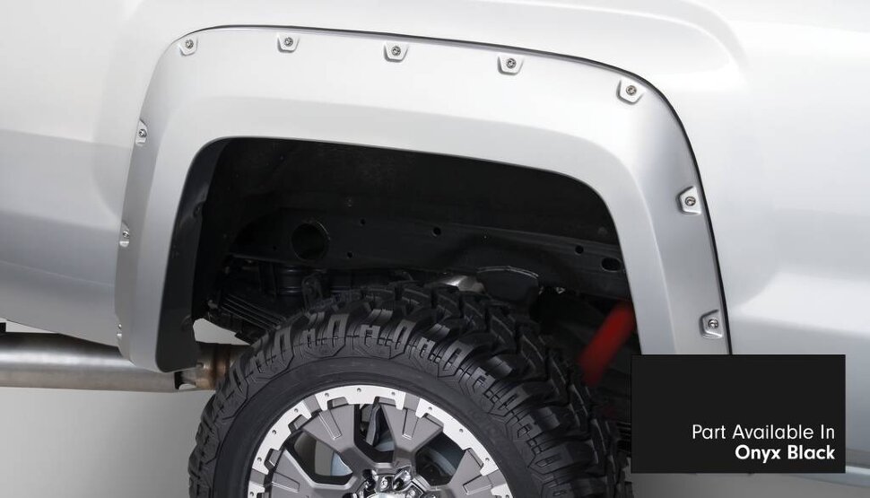 Bushwacker 40967-34 Pocket Painted Fender Flares Set 4 PC GMC Sierra 2500/3500 23-25