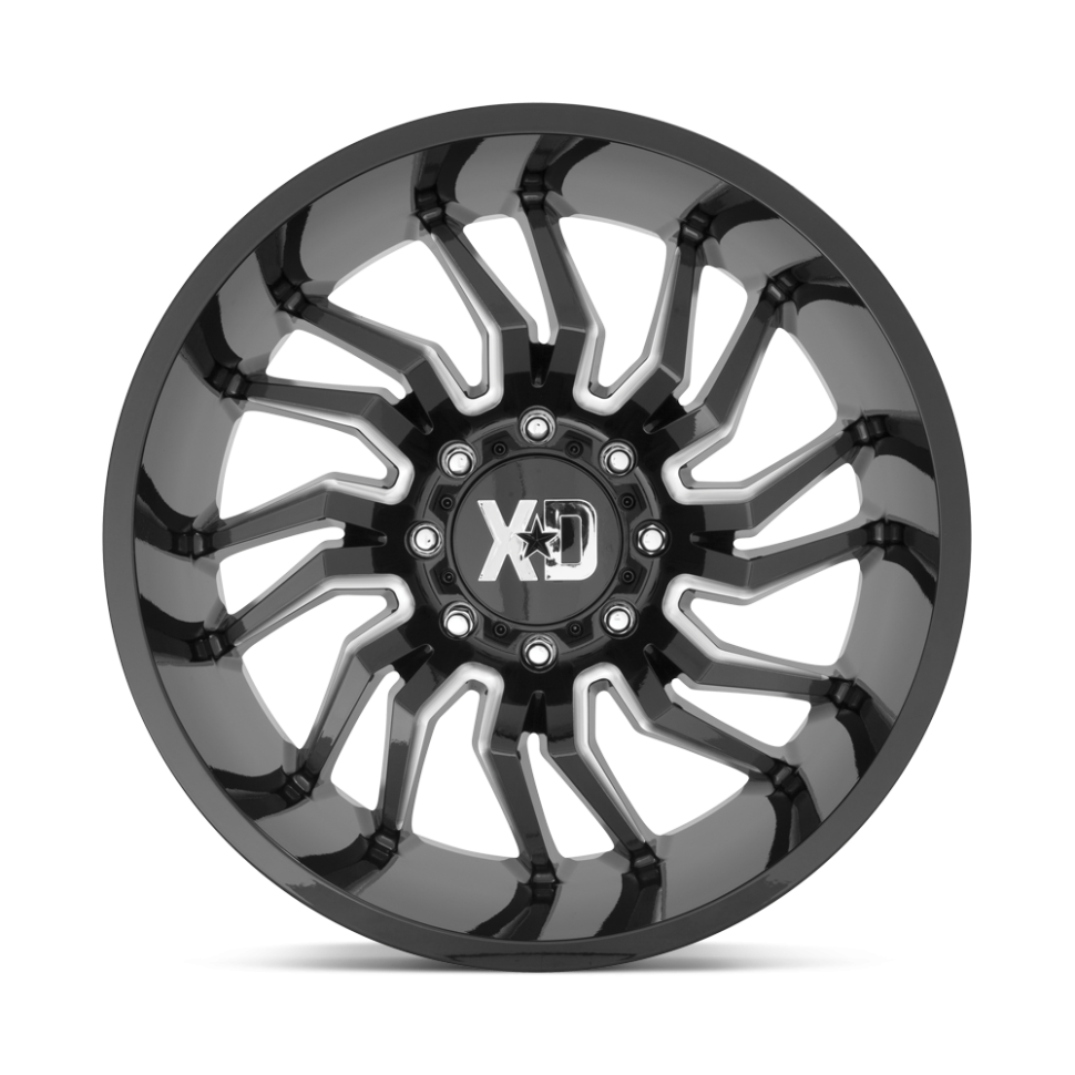 XD Wheels XD85822063318N Tension Wheel Gloss Black Milled 22x10 -18