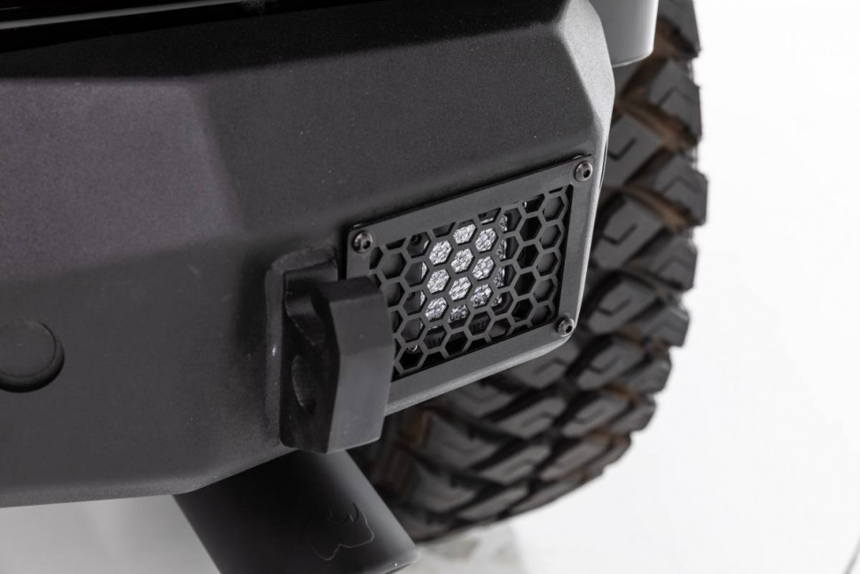Задний бампер Jeep Wrangler JL 18-23 Rockline Stubby Go Rhino 371100T