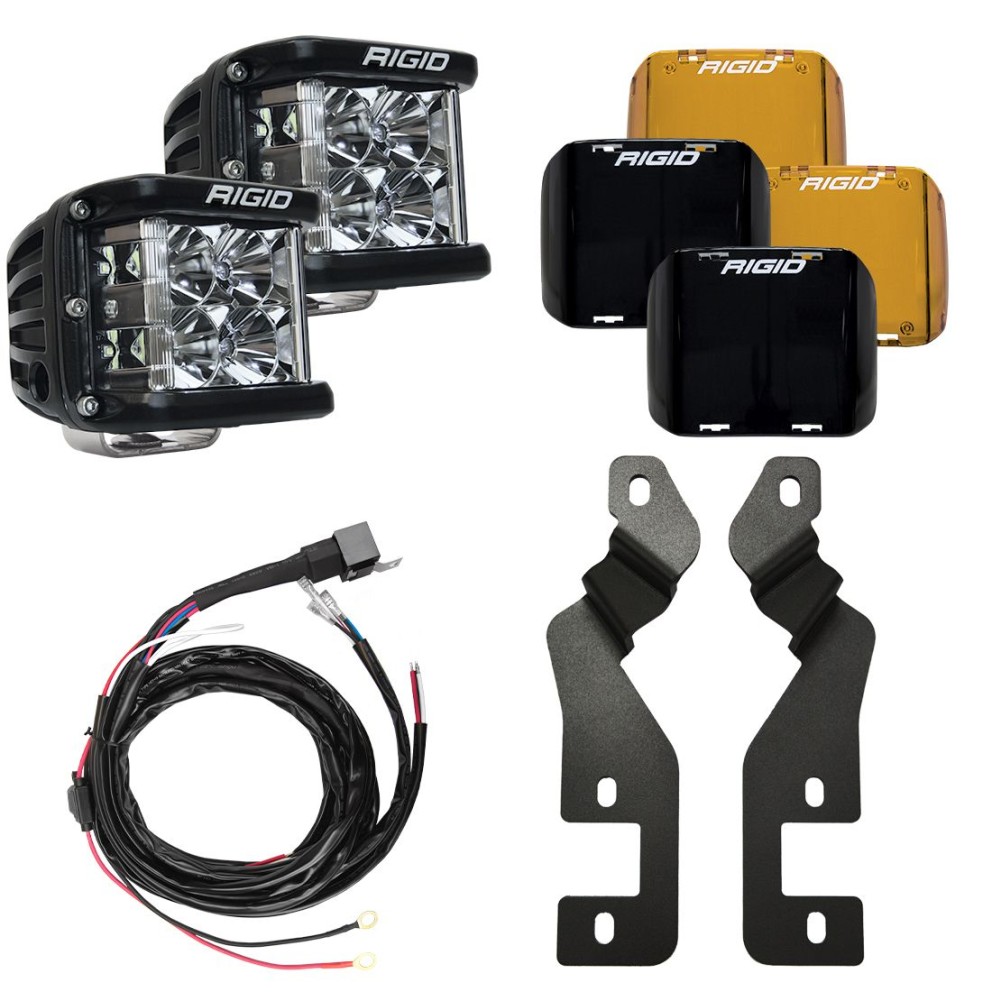 Комплект дополнительных фар на стойку Flood Ford Bronco Sport 21-23 DSS Rigid Industries 46710