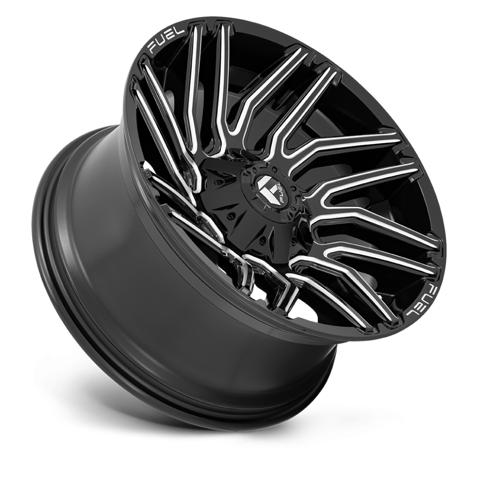 Колесный диск Fuel Off Road Typhoon Gloss Black Milled 22x12 ET-44 D77322202647