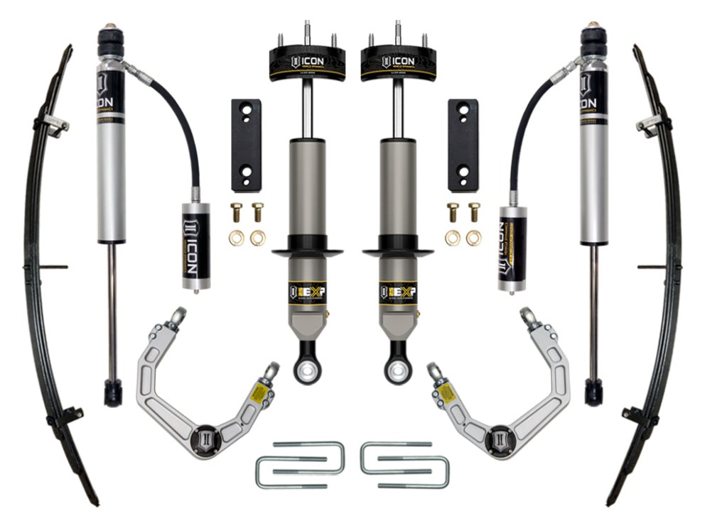 Icon Vehicle Dynamics K53222 Stage 3 EXP Suspension Lift Kit Lift 0-2" Toyota Tacoma 05-23