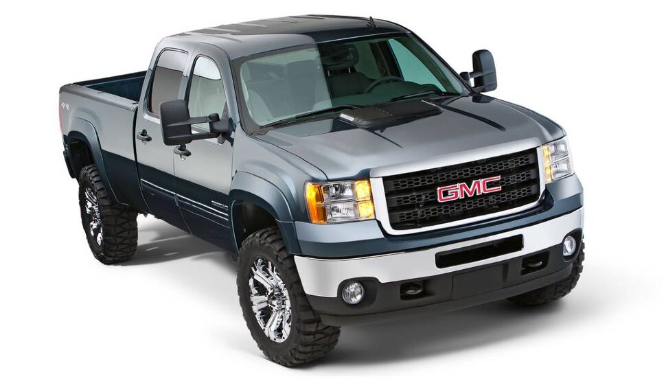 Bushwacker 40954-02 Extend A Fender Flares Set 4 PC GMC Sierra 1500 07-13