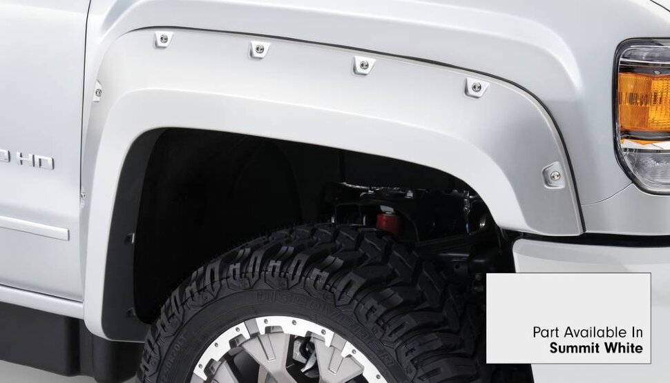 Bushwacker 40967-14 Pocket Painted Fender Flares Set 4 PC GMC Sierra 2500/3500 23-25