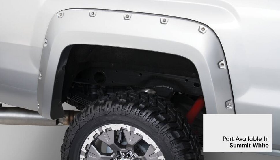 Bushwacker 40967-14 Pocket Painted Fender Flares Set 4 PC GMC Sierra 2500/3500 23-25