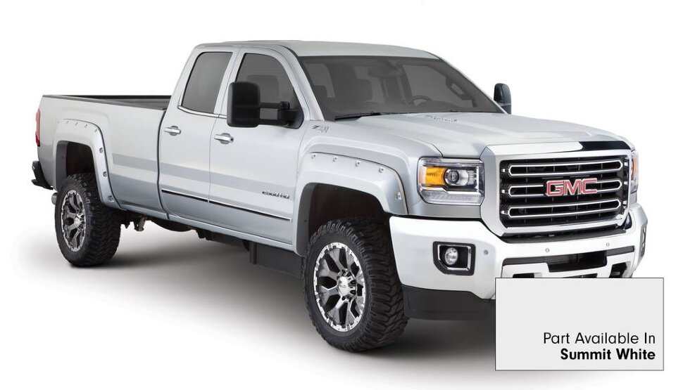 Bushwacker 40967-14 Pocket Painted Fender Flares Set 4 PC GMC Sierra 2500/3500 23-25