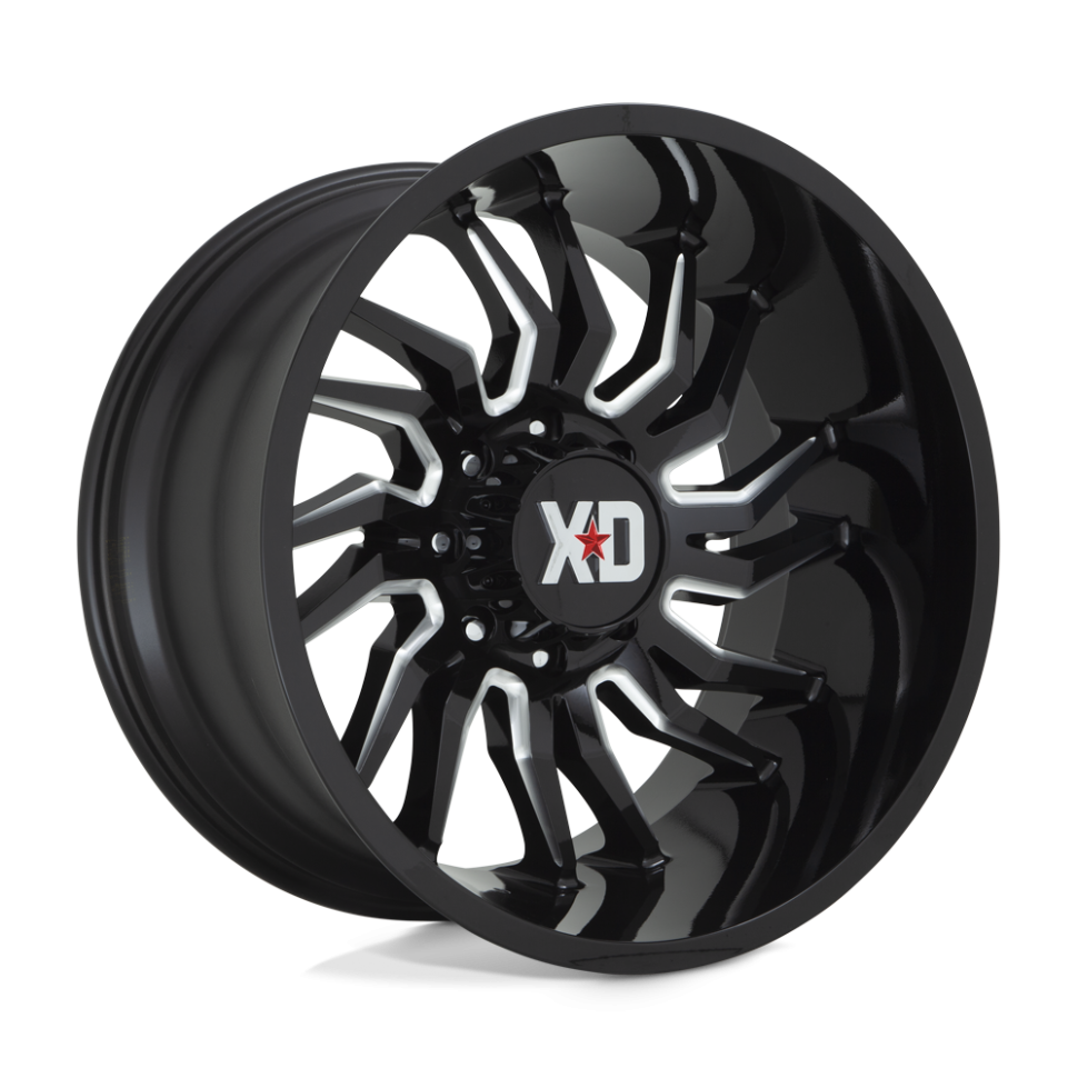 XD Wheels XD85822068318N Tension Wheel Gloss Black Milled 22x10 -18