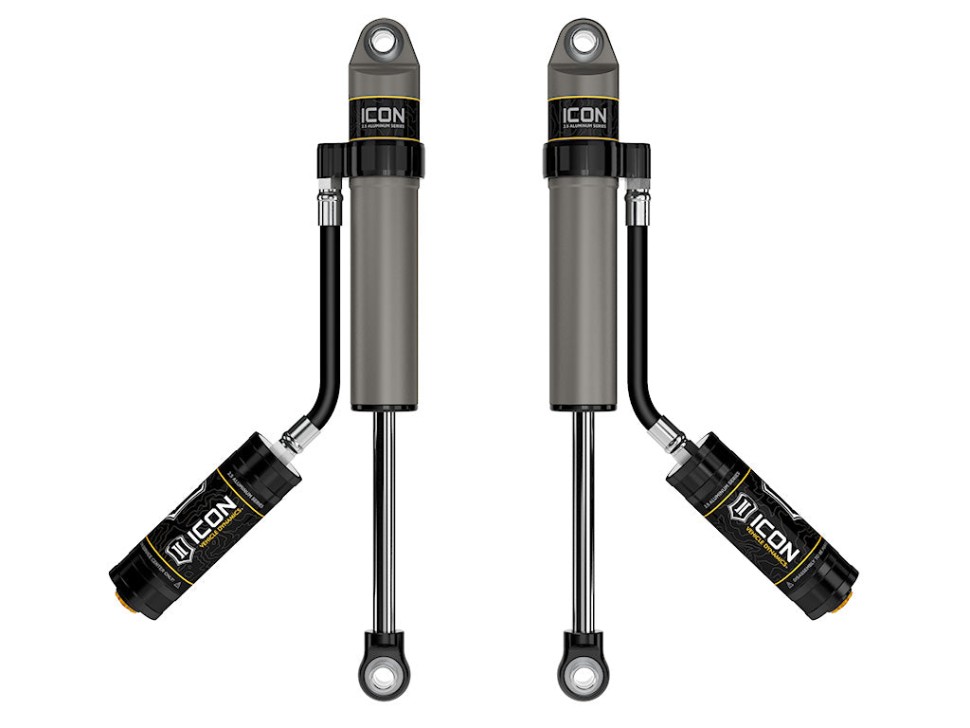 Icon Vehicle Dynamics 87843P 2.5 VS Remote Reservoir Rear Reservoir Shock Lift 2" Nissan Patrol Y61 97-23 Pair