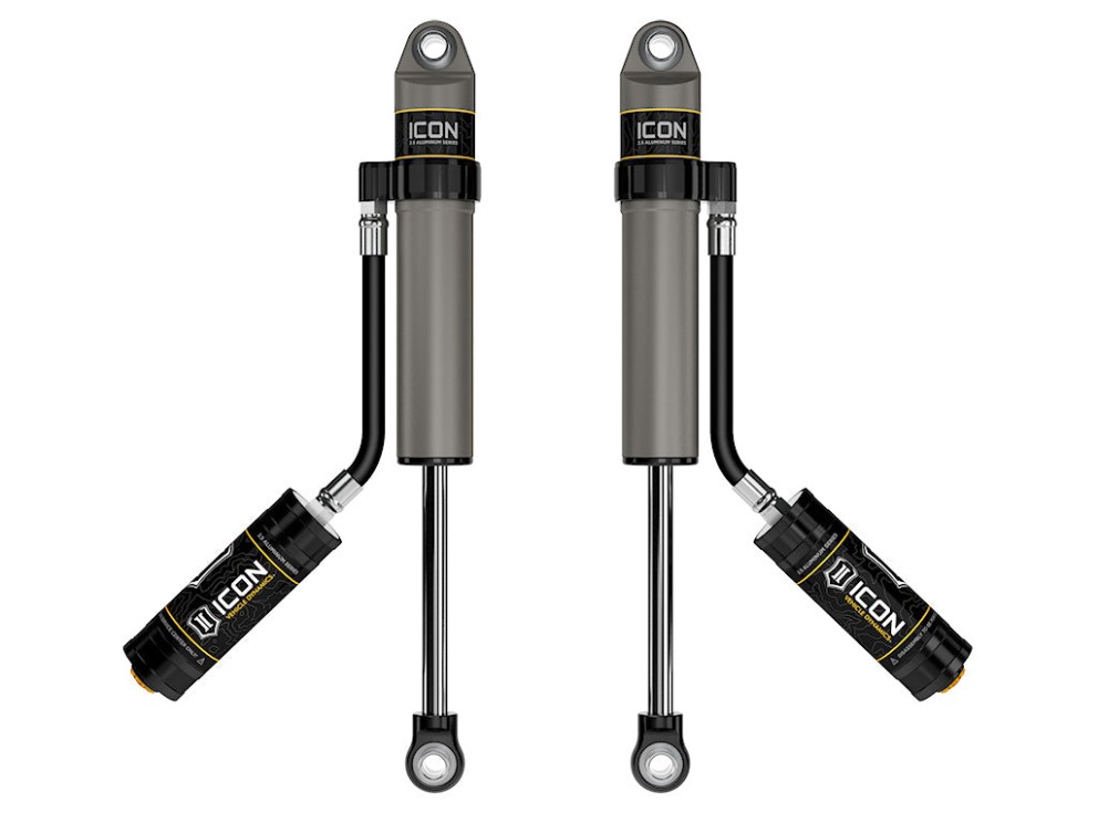 Icon Vehicle Dynamics 87843P 2.5 VS Remote Reservoir Rear Reservoir Shock Lift 2" Nissan Patrol Y61 97-23 Pair
