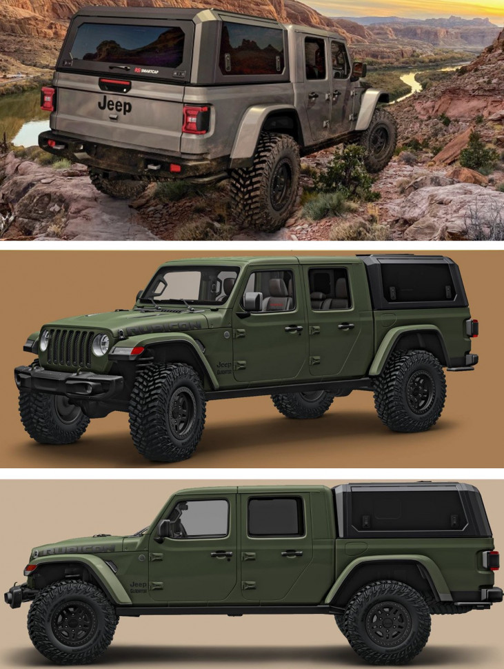 Кунг Jeep Gladiator JT 20-22 SmartCap EVO Sport EV0600-MB