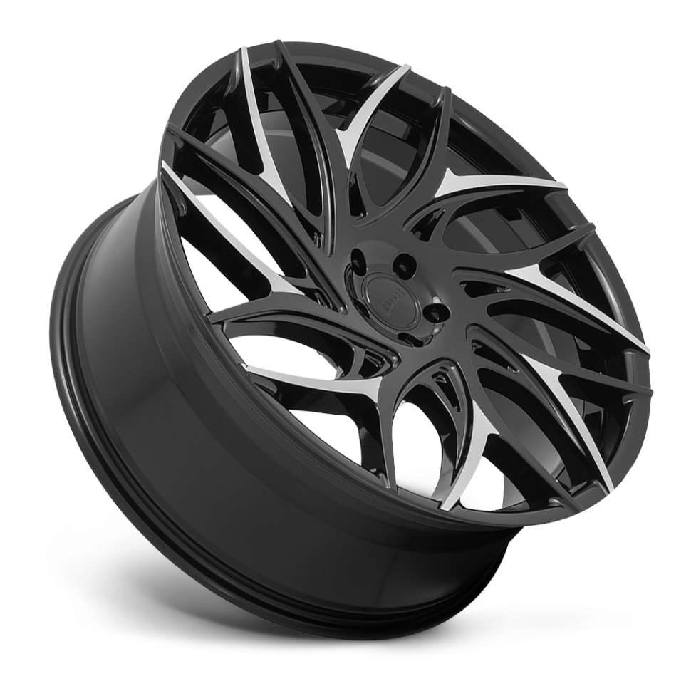 DUB Wheels S2592400B4+25 G.O.A.T S259 Wheel Gloss Black W/Machined Spokes 24x10 +25