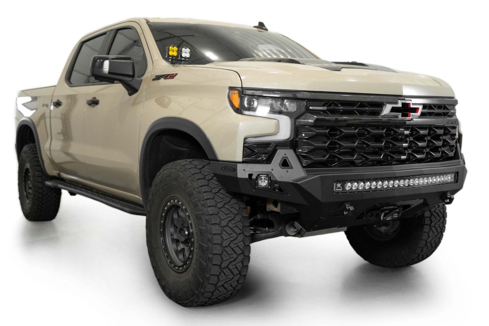 Передний бампер Chevrolet Silverado 1500 ZR2 22-25 Addictive Desert Designs F120083030103