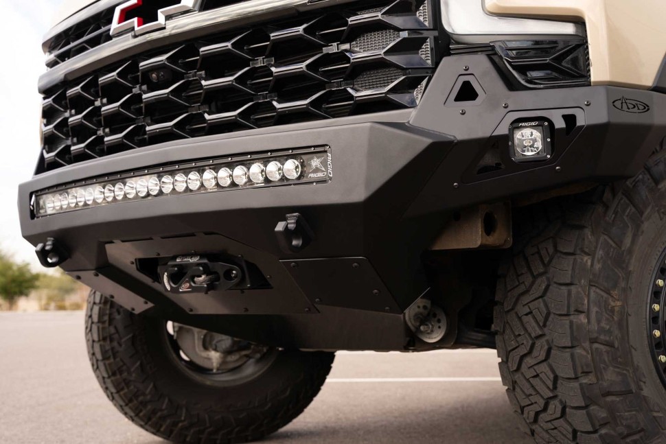 Передний бампер Chevrolet Silverado 1500 ZR2 22-25 Addictive Desert Designs F120083030103