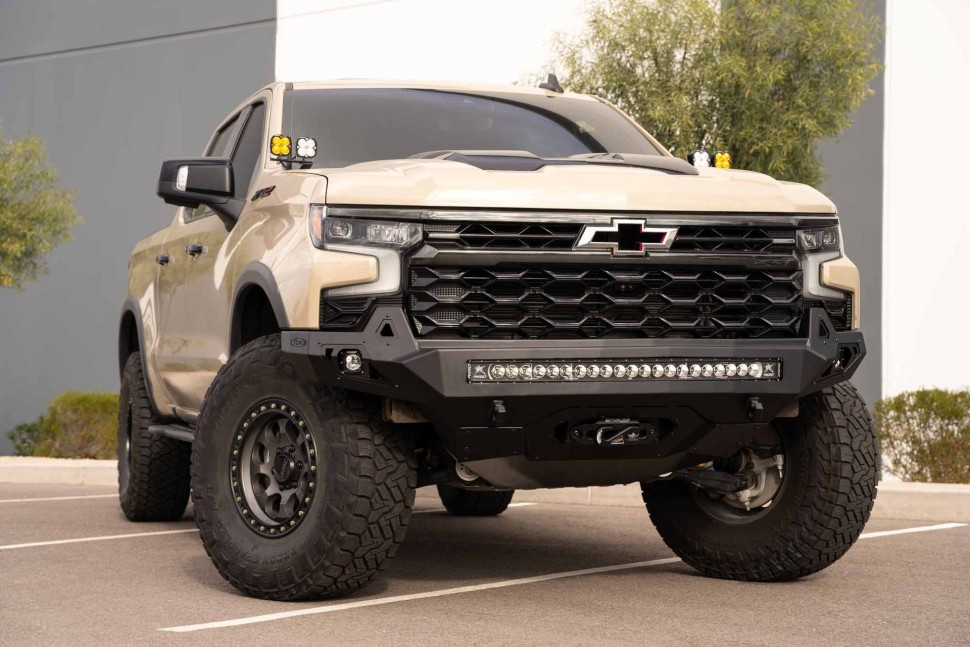 Передний бампер Chevrolet Silverado 1500 ZR2 22-25 Addictive Desert Designs F120083030103