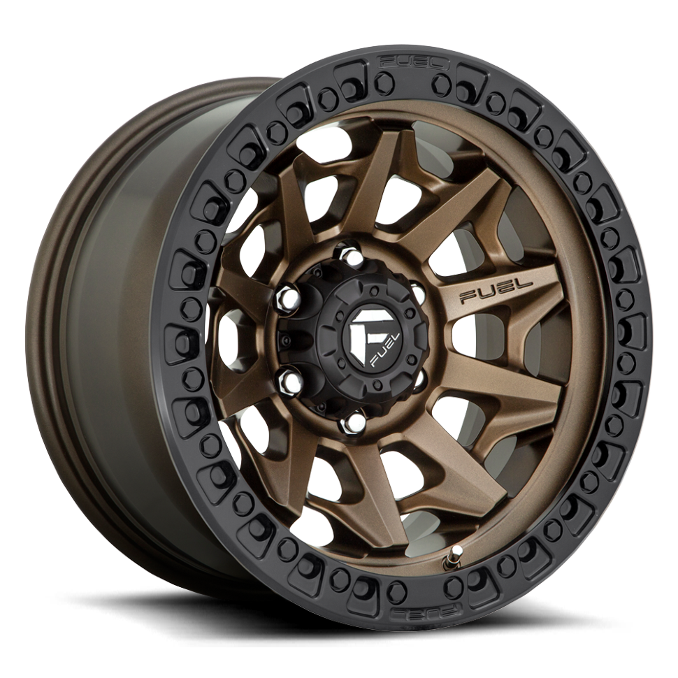 Fuel Off Road D69617905650 Covert Wheel Matte Bronze Black Bead Ring 17x9 +1