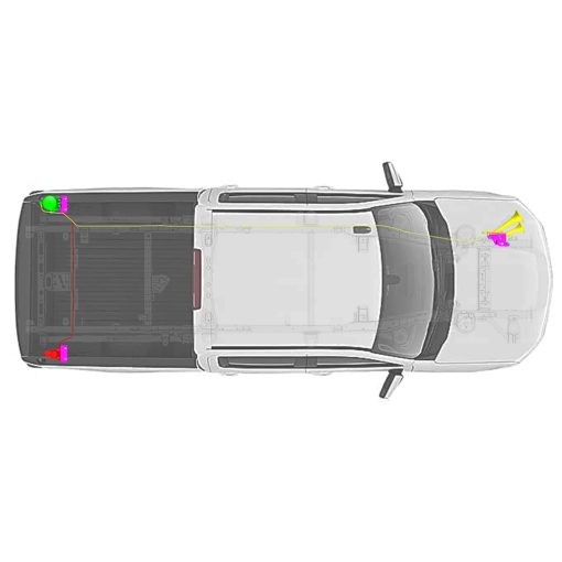 Kleinn GMTRK4XTREME Onboard Air System Without Horns Chevrolet Silverado/GMC Sierra 1500 19-20