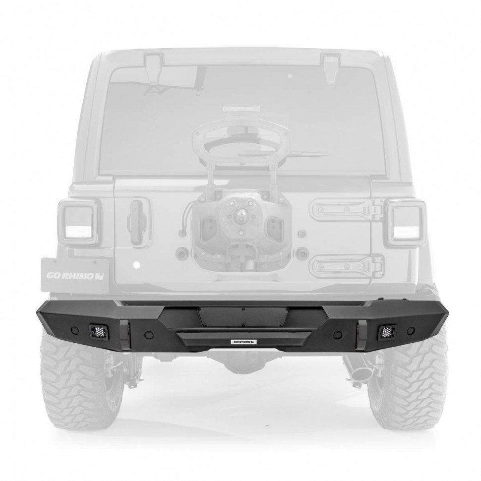 Задний бампер Jeep Wrangler JL 18-23 Trailline Straight Go Rhino 272115T