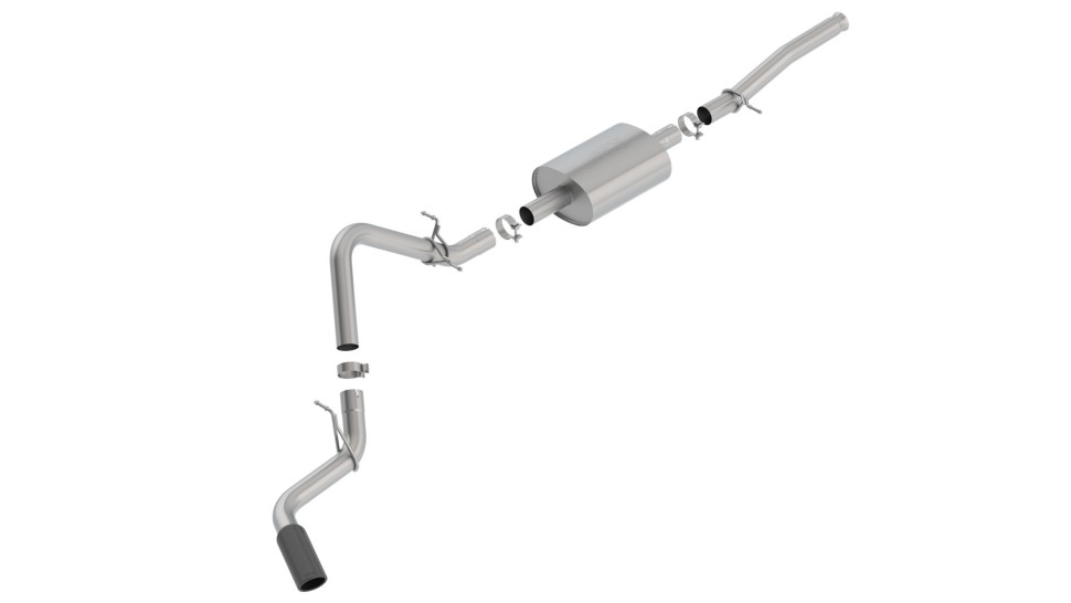 Вихлопна система Cat-Back Chevrolet Silverado/GMC Sierra 1500 19-26 S-Type Borla 140805BC