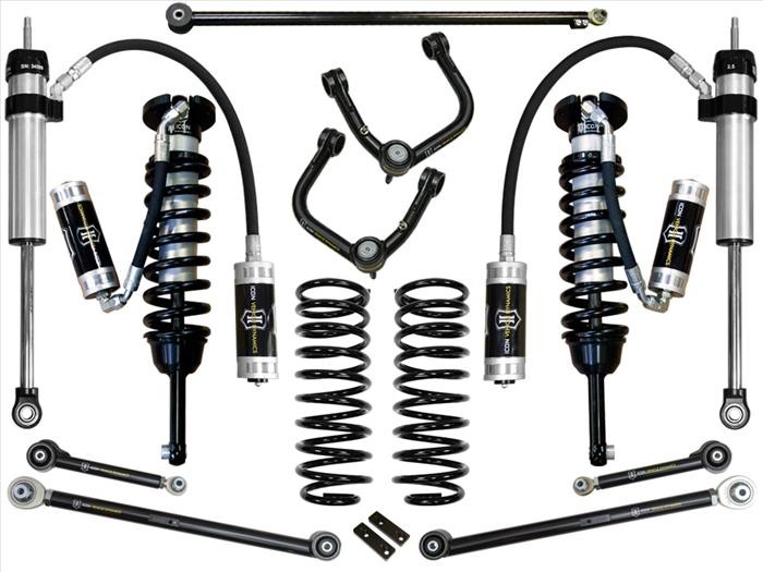 Система підвіски 0-3.5" із трубчастими важелями Stage 6 Toyota FJ Cruiser/4Runner 10-21 ICON K53066T