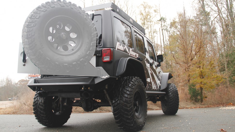 Задний бампер Jeep Wrangler Jk 07-18 Fab Fours JK07-Y1251-1
