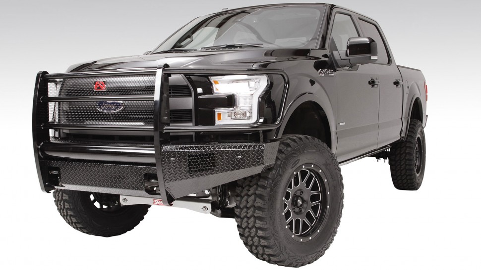 Fab Fours FF09-K1960-1 Full Guard Front Bumper Ford F-150 09-14