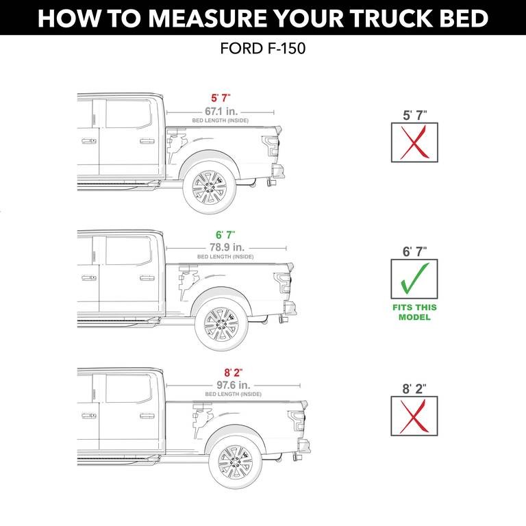 Ролета багажника выдвижная Ford F-150 21-25 6'7" M-Series Roll-N-Lock LG132M