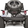 Fab Fours JK2070-1 Slant Back Tire Carrier Jeep Wrangler JK 07-18