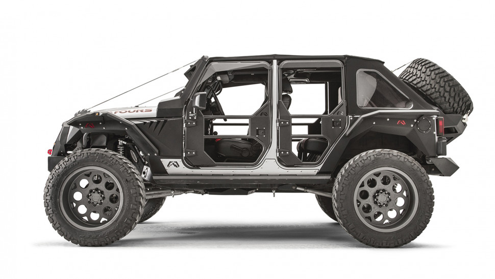 Хвіртка запасного колеса Jeep Wrangler JK 07-18 Fab Fours JK2070-1