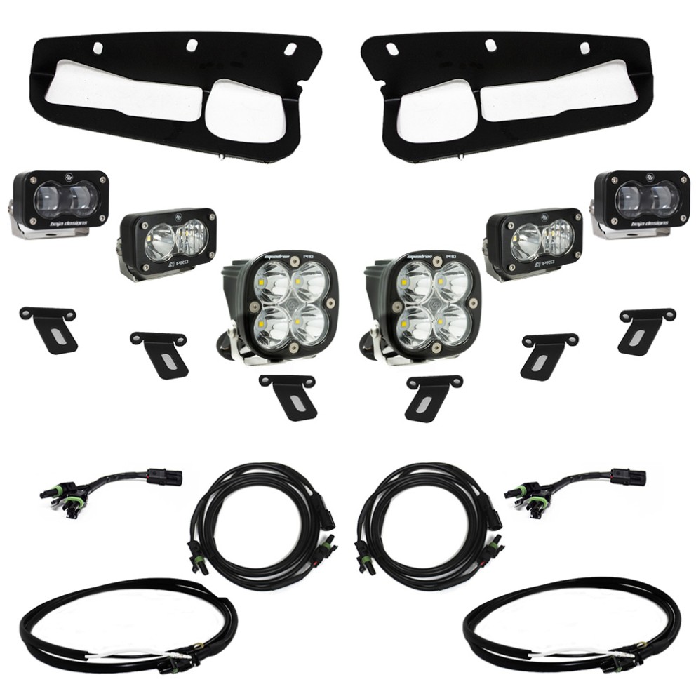 Комплект протитуманних фар у бампер Ford Bronco 21-23 S2 Pro/Squadron Pro Baja Designs 448175UP