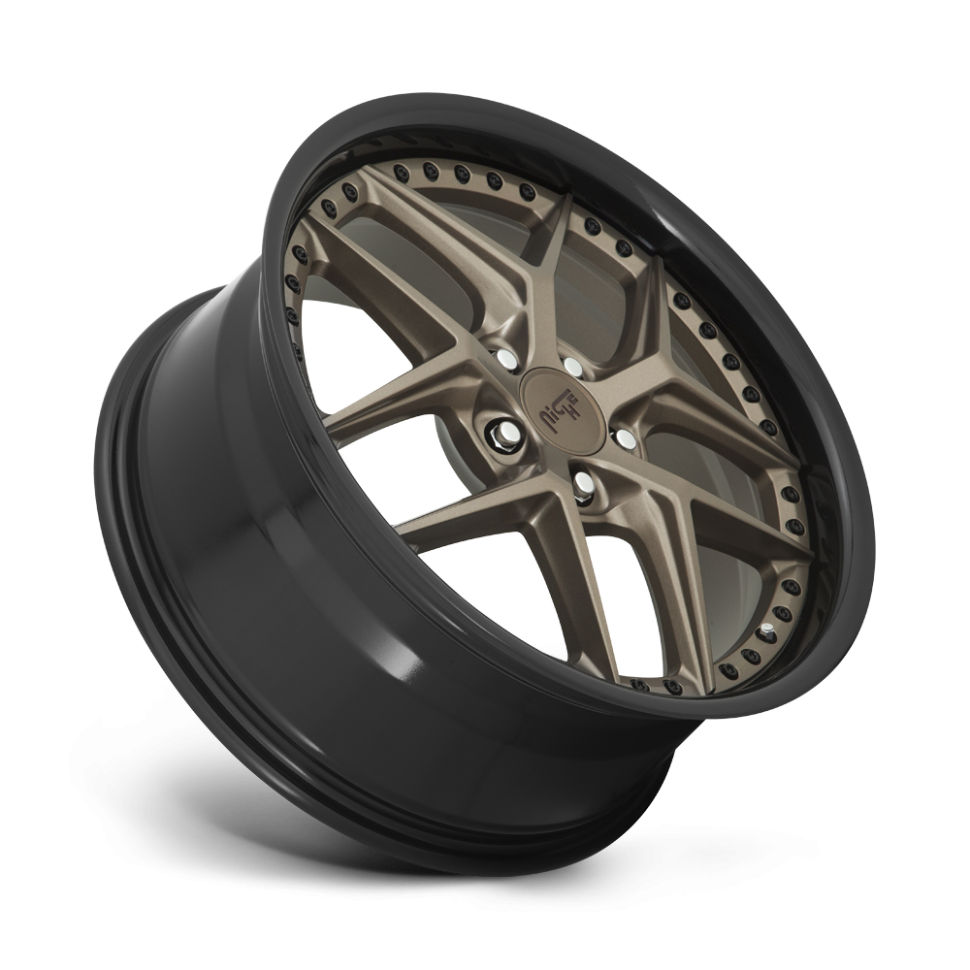 Niche Road Wheels M2272090F8+38 Vice Wheel Matte Bronze Black Bead Ring 20x9 +38