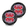 Rigid Industries 36116 360-Series Light (Pair) W/Backlit Red 4" Drive
