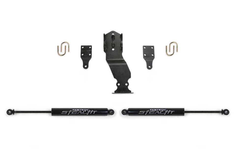 Подвійна система рульового демпфера Ford F-250/F-350 17-26 Fabtech FTS22302