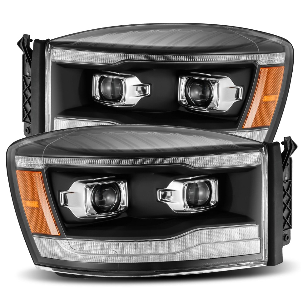 Комплект передних галогеновых фар Dodge Ram 1500/2500/3500 06-09 PRO-Series AlphaRex 880532