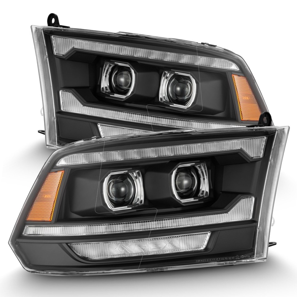 Комплект передних галогеновых фар Dodge Ram 1500/2500/3500/4500/5500 09-18 PRO-Series AlphaRex 880561