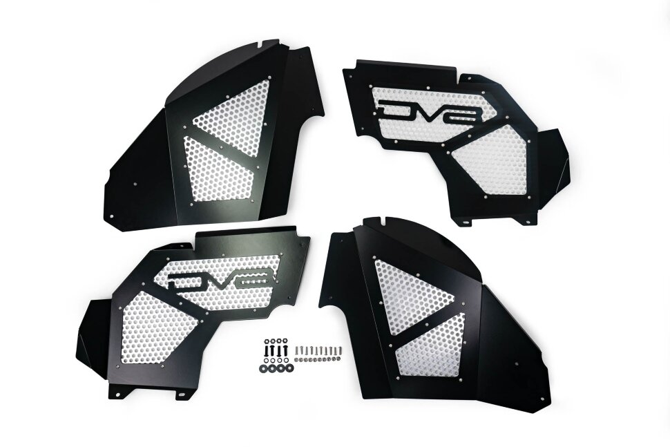 Передні підкрилки Jeep Wrangler JL/Gladiator JT 18-23 перед 2шт. DV8 Offroad INFEND-03FB