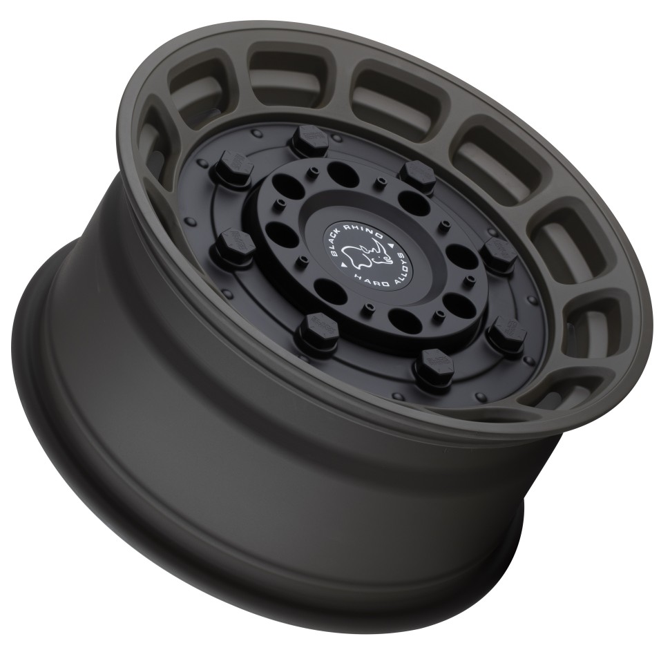 Колісний диск Black Rhino Warthog Matte Od Green W/Black Center 20x9.5 ET-18 2095WHG-85127N71